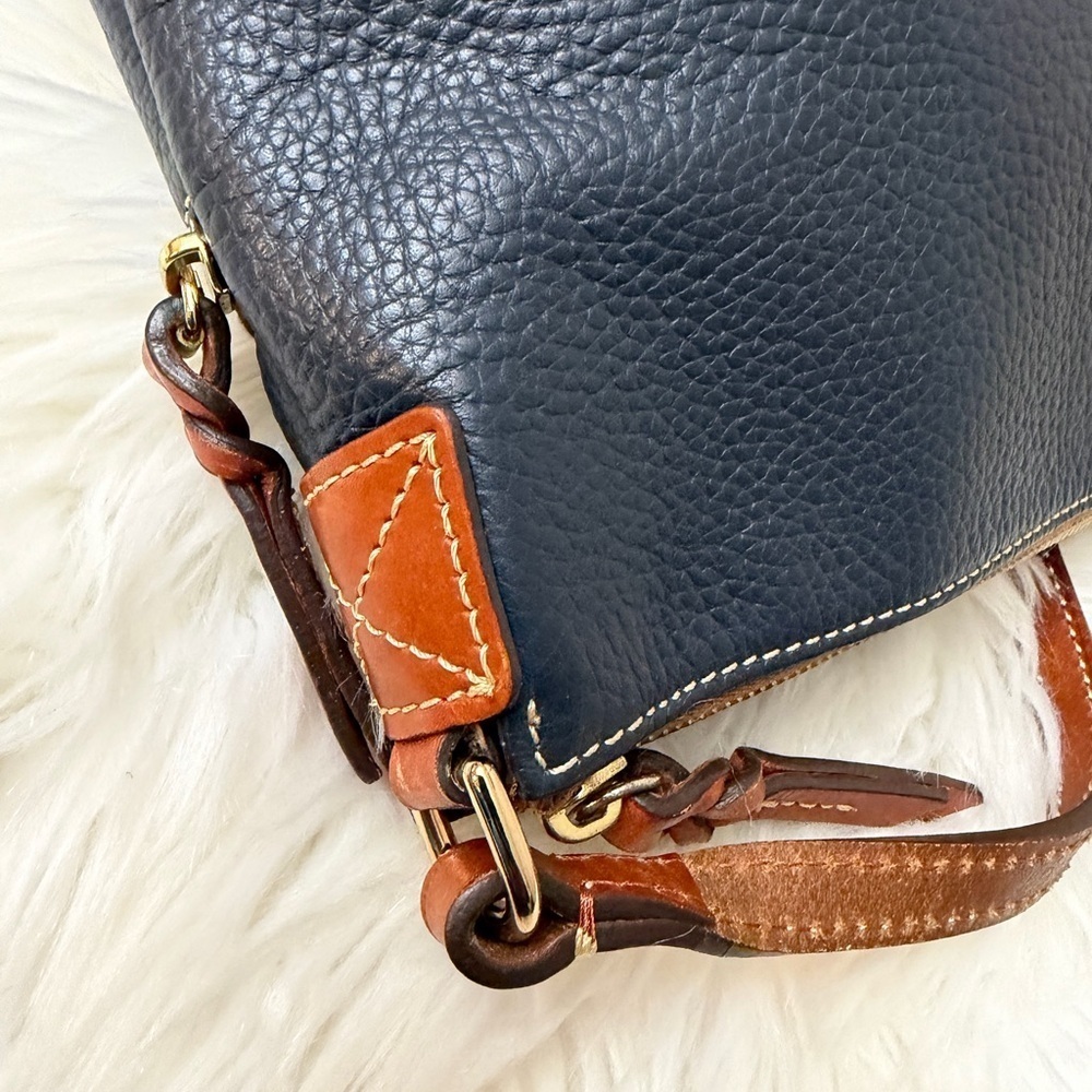 Dooney & Bourke Black and Tan Crossbody Bag - Picture 9 of 14